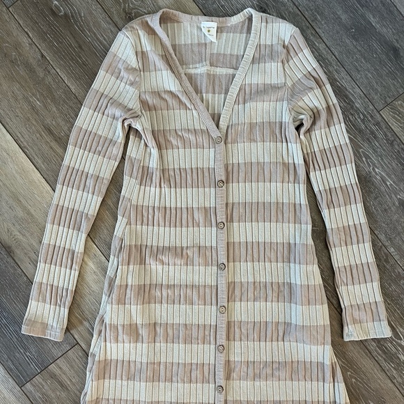 By Together Striped Long Sleeve Dress Maxi Dress - Picture 2 of 11